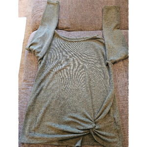 6/$20 Wonder Nation Long Sleeve Tie Front Top Size M 7-8